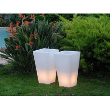 Vaso Illuminato - Vaso Y-POT 41x41 h.74  ARGIL GREY - Slide