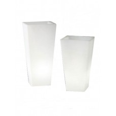 Vaso Illuminato - Vaso Y-POT 41x41 h.74 DOVE GREY - Slide