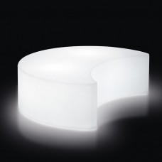 Sedie Modulari illuminate -  MOON cm140x109 h43  MILKY WHITE - Slide