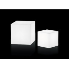 Lampada da Tavolo - Lampada CUBO 25cm LIGHT WHITE-RGB LED 3 WATT - Slide