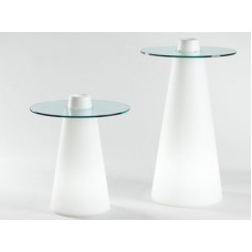 Tavoli illuminati - PEAK High Table Lighted 80 x 80 Quadr.h.80 LIGHT WHITE - Slide