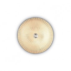 LAMPADA DA SOFFITTO 3 LUCI - Ideallux - SHELL_PL3_TRASPARENTE