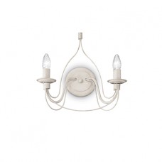 LAMPADA DA PARETE 2 LUCI - Ideallux - CORTE_AP2_RUGGINE