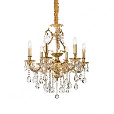 LAMPADA A SOSPENSIONE 6 LUCI - Ideallux - GIOCONDA_SP6_ORO