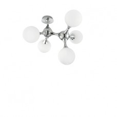 LAMPADA DA SOFFITTO 5 LUCI - Ideallux - NODI_BIANCO_PL5