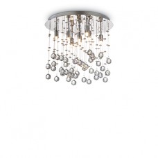 LAMPADA DA SOFFITTO 8 LUCI - Ideallux - MOONLIGHT_PL8_CROMO