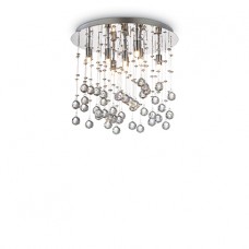 LAMPADA DA SOFFITTO 8 LUCI - Ideallux - MOONLIGHT_PL8_CROMO