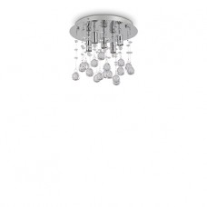 LAMPADA DA SOFFITTO 5 LUCI - Ideallux - MOONLIGHT_PL5_CROMO