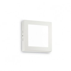 LAMPADA DA PARETE 1 LUCE - Ideallux - UNIVERSAL_12W_SQUARE_BIANCO