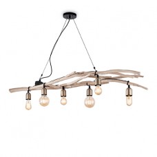 LAMPADA A SOSPENSIONE 6 LUCI - Ideallux - DRIFTWOOD_SP6