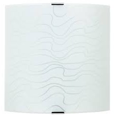 APPLIQUE FILO ONDINA BIANCO 1XE27 26X26CM - Fan Europe - 272/00412