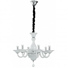 LAMPADARIO SOFFIO BIANCO 6XE14 66X50CM - Fan Europe - I-SOFFIO/6