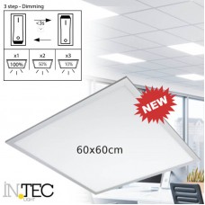 PANNELLO LED BIANCO 40W 3600LM 4000K DIMMERABILE 59,5X59,5CM - Intec - LED-PANEL-60X60-DIM