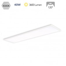 PANNELLO LED BIANCO 40W 3600LM CCT CON TELECOMANDO 119,5X29,5CM - Intec - LED-PANEL-30X120-CCT