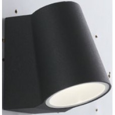 APPLIQUE LED SINTESI NERO 6W 390LM 4000K IP44 13X12X7,6CM - Intec - LED-SINTESI-AP NERO