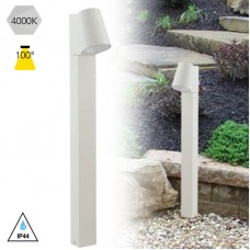 PALETTO LED SINTESI BIANCO 6W 390LM 4000K IP44 62,5X12X7,6CM - Intec - LED-SINTESI-P BCO