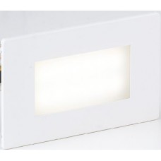 INCASSO LED BOLT BIANCA O NIKEL 3W 200LM 4000K IP65 10,7X6,7X3,2CM - Intec - INC-BOLT-503