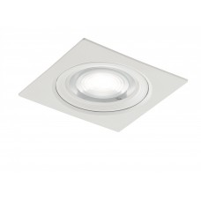 INCASSO LED MIZAR ORIENTABILE BIANCO 3W 240LM 4000K 7,5X7,5X4,5CM - Intec - INC-MIZAR-Q3