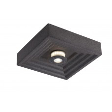 PLAFONIERA LED VERTIGO CEMENTO GRIGIO 2X5W 500LM 4000K IP44 23X23X5,5CM - Intec - LED-VERTIGO-Q23