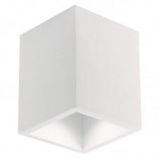 PLAFONIERA FOSTER BIANCA 1XGU10 11X11X14CM - Intec - I-FOSTER-PL1