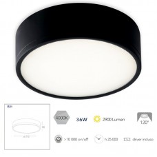 PLAFONIERA LED KLIO BIANCA 64,8W 6200LM 4000K 40X5,1CM - Intec - LED-KLIO-R40