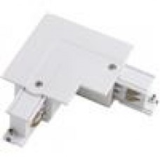 CONNESSIONE ANGOLARE DESTRA BIANCA PER BINARIO INCASSO 11X5,6X3,3CM - Intec - INC-TRACK-L-R