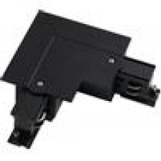 CONNESSIONE ANGOLARE DESTRA NERA PER BINARIO INCASSO 11X5,6X3,3CM - Intec - INC-TRACK-L-R NERO