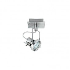 SPOT LED TECHNO ORIENTABILE NIKEL 1XGU10 3W 250LM 3000K 12X16CM - Intec - SPOT-TECHNO-1