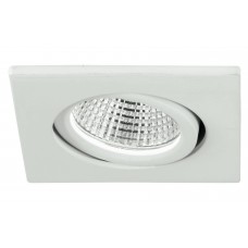 INCASSO LED POLARIS ORIENTABILE BIANCO 3W 190LM 4000K 6,2X6,2X5,7CM - Intec - INC-POLARIS-Q3 BCO