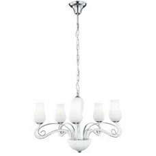 LAMPADARIO ANGEL BIANCO 5XE14 64X45CM - Fan Europe - I-ANGEL/5