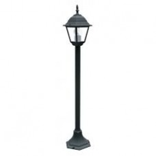 PALETTO ROMA NERO 1XE27 IP44 104X21CM - Intec - LANT-ROMA/P1