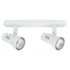 SPOT CARRERA ORIENTABILE BIANCO 2XE27 26X12,5CM - Intec - SPOT-CARRERA-2