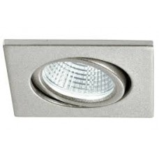 INCASSO LED POLARIS ORIENTABILE NIKEL 3W 190LM 4000K 6,2X6,2X5,7CM - Intec - INC-POLARIS-Q3