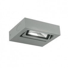 APPLIQUE LED BETA ORIENTABILE SILVER 3W 250LM 3000K IP54 12X10,8X3,6CM - Intec - LED-BETA-AP1