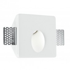 INCASSO A PARETE ARIEL BIANCO 1XGU10 MINI 10X10X5CM - Intec - I-ARIEL-RS1