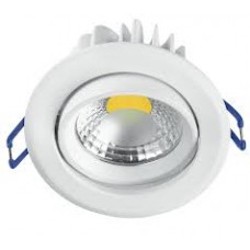 INCASSO LED KRONE ORIENTABILE BIANCO 5W 320LM 3200K 9X5CM - Intec - INC-KRONE-5C BCO