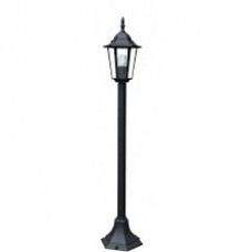 PALETTO MILANO NERO 1XE27 IP44 105X21CM - Intec - LANT-MILANO/P1