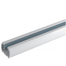 BINARIO TRIFASE BIANCO INCLUSO TAPPI 4,3X3,5X100CM - Intec - LED-TRACK-1M