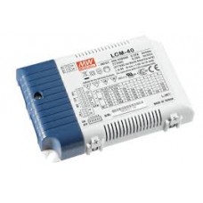 DRIVER MW CORRENTE COSTANTE DIMMERABILE 40W OUTPUT DC 2-100V 350mA 2-40V 1050mA 12,3X8,1X2,3CM - Intec - I-DRIVER-DIMM-LCM40