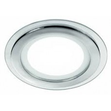 INCASSO LED PLASMA TRASPARENTE/CROMO 12W 900LM 4000K 16X4CM - Intec - INC-PLASMA-12W