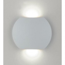 APPLIQUE LED MIURA BIANCO 2X3W 520LM 3000K IP54 DIMMERABILE 16X12,8X3,5CM - Intec - LED-W-MIURA/6W