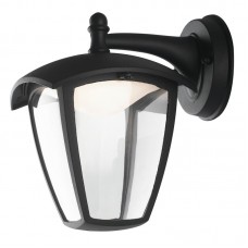 APPLIQUE LED DOWN LADY NERO 12W 800LM 4000K IP44 21X23X17CM - Intec - LANT-LADY/AP1B