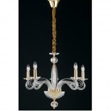 LAMPADARIO EPOQUE ORO 5XE14 65X52CM - Fan Europe - I-EPOQUE/5