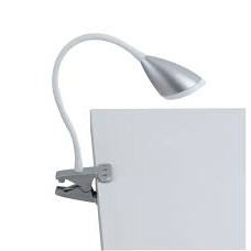 LAMPADA DA LETTURA LED HEGEL SILVER 3,2W 260LM 4000K 9,5X33CM - Fan Europe - LEDT-HEGEL-SILVER