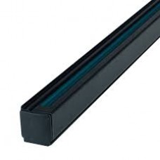 BINARIO TRIFASE NERO INCLUSO TAPPI 4,3X3,5X200CM - Intec - LED-TRACK-2M NERO