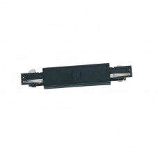 CONNESSIONE LINEARE NERA PER BINARIO 18X4,2X3,4CM - Intec - LED-TRACK-I NERO