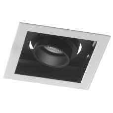 INCASSO LED APOLLO ORIENTABILE BIANCO/NERO 20W 1600LM 4000K 15X15X9,4CM - Intec - INC-APOLLO-1X20M