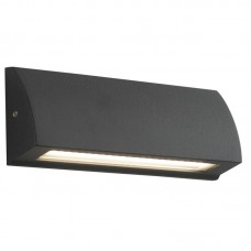 APPLIQUE LED SHELBY ANTRACITE 6W 240LM 4000K IP54 17X6X3,2CM - Intec - LED-W-SHELBY-170