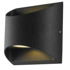 APPLIQUE LED VEYRON NERO 7W 680LM 4000K IP54 12,3X13X6,9CM - Intec - LED-W-VEYRON NERO