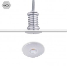 INCASSO LED STARLIGHT SILVER O BIANCO 0,2W 11LM 4000K 1,8X1,8CM - Intec - LED-STARLIGHT-W